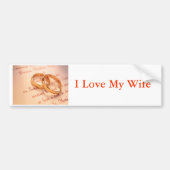 j0341738, ik hou van mijn vrouw bumpersticker (Voorkant)