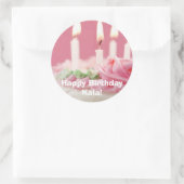 j0422320, Happy Birthday Kala! Ronde Sticker (Tas)
