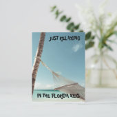 j0423125, NET RELAXING, IN DE FLORIDA KEYS Briefkaart (Staand voorkant)