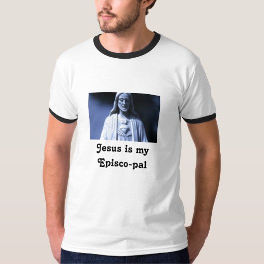 j0432798, Jezus is mijn vriend Episco T-shirt (Voorkant)