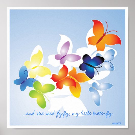 j0433205, ...Ze zei: vlieg, vlieg, mijn kleine bu. Poster (Voorkant)