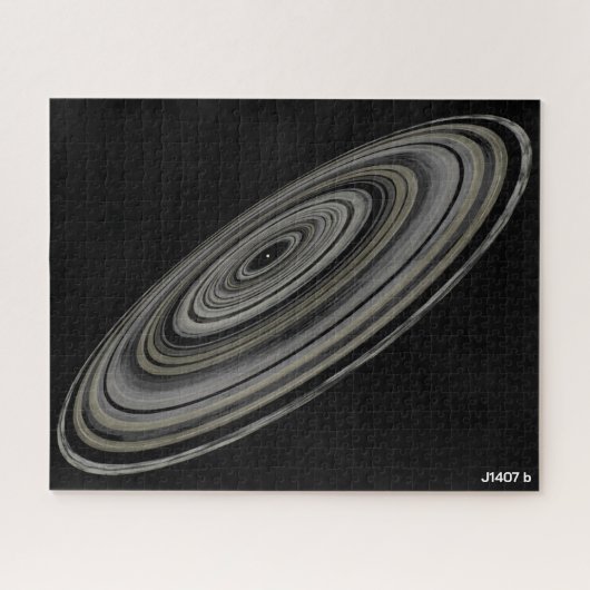 J1407 b (1SWASP J140747.93-394542.6 b) Legpuzzel (Horizontaal)