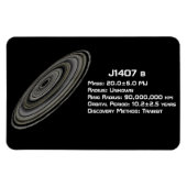 J1407 b (1SWASP J140747.93-394542.6 b) Magneet (Horizontaal)