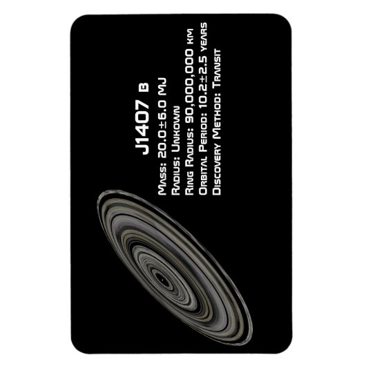 J1407 b (1SWASP J140747.93-394542.6 b) Magneet (Verticaal)