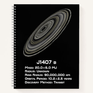 J1407 b (1SWASP J140747.93-394542.6 b) Notitieboek