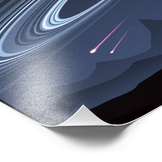 J1407b-ruimtereisposter Foto Afdruk (Hoek)