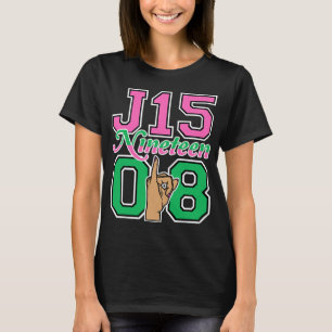 J15 Nineteen 08 Oprichtersdag AKA Vrouwen Handteke T-shirt