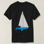 J24 Sailboat Classic TShirt (Design voorkant)
