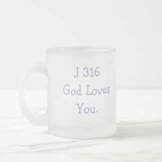 J316 Evangelie  Matglas Koffiemok