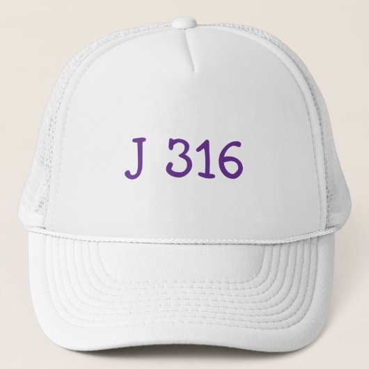 J316 Evangelisch Christelijk Trucker Pet (Voorkant)