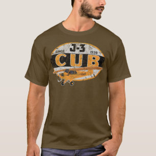 J3 welp sinds 1938 Classic Vliegtuig  ontwerp T-shirt