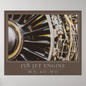 J58 Jet Engine - SR-71 Blackbird, A-12, YF-12 Poster (Voorkant)