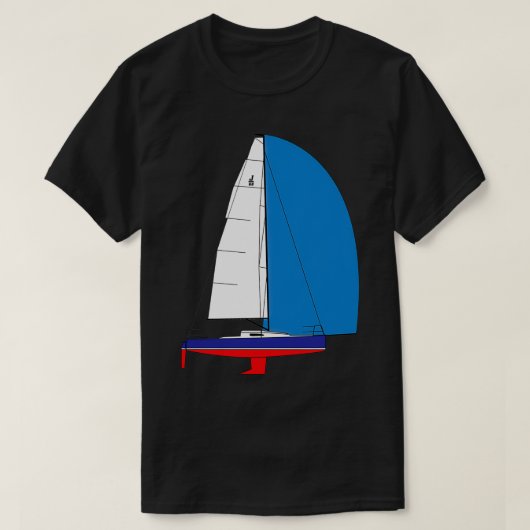J88 Zeilboot T-shirt (Design voorkant)