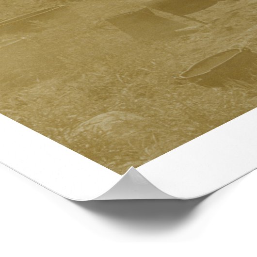 "J.A. Chuck Wagon, Getting Dinner"-Poster Poster (Hoek)