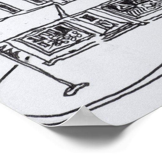 J.A. Moisan Grocery Store | Canada Poster (Hoek)