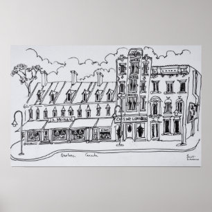 J.A. Moisan Grocery Store   Canada Poster