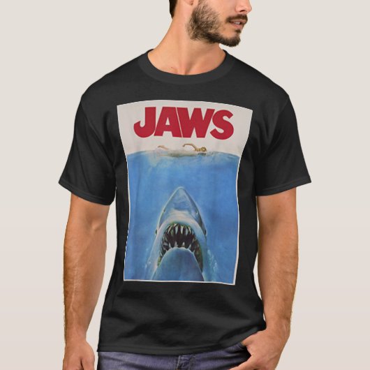 J.a.w. Classic Movie Poster Classic T-Shirt (Voorkant)