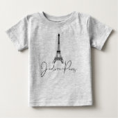 J' adore Paris Eiffeltoren Cute Grijs (Voorkant)