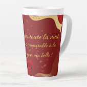  J’ai rêvé de toi toute la nuit Latte Mok (Rechterhoek)
