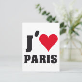 J´AIME PARIS BRIEFKAART (Staand voorkant)