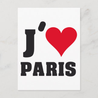 J´AIME PARIS BRIEFKAART