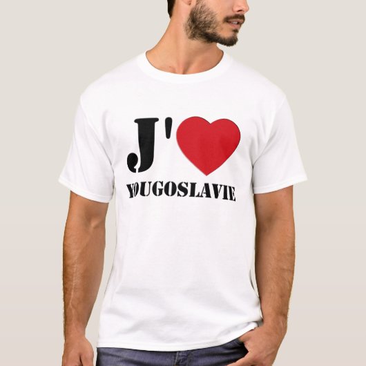 J AIME YOUGOSLAVIE 3D T-SHIRT (Voorkant)