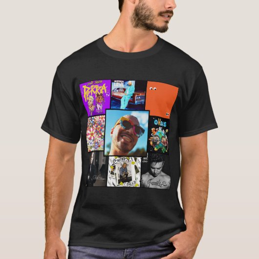 J Balvin Greatest Albums T-shirt (Voorkant)