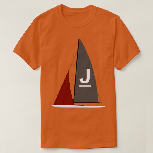 J Boat J Class Sailing Yacht Triblend T-shirt (Design voorkant)