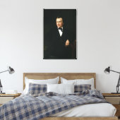 J. Brahms, c.1860 Canvas Afdruk (Insitu (Slaapkamer))
