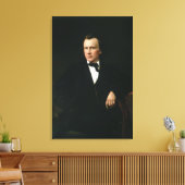 J. Brahms, c.1860 Canvas Afdruk (Insitu (Woonkamer))