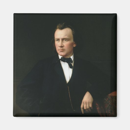 J. Brahms, c.1860 Magneet (Voorkant)
