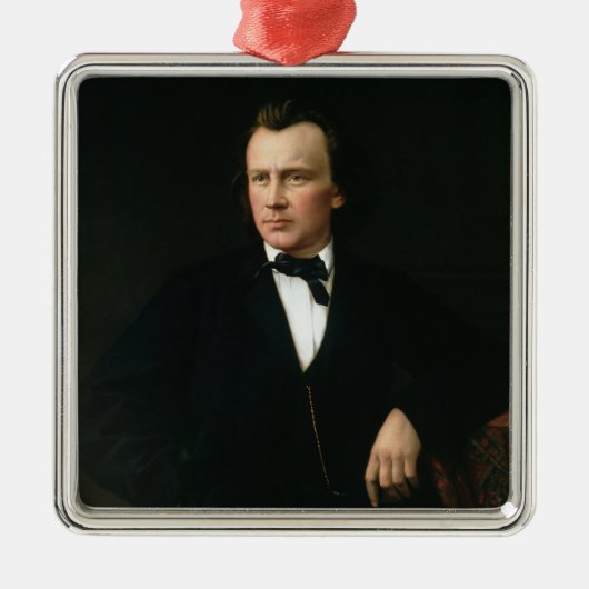 J. Brahms, c.1860 Metalen Ornament (Voorkant)