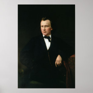 J. Brahms, c.1860 Poster