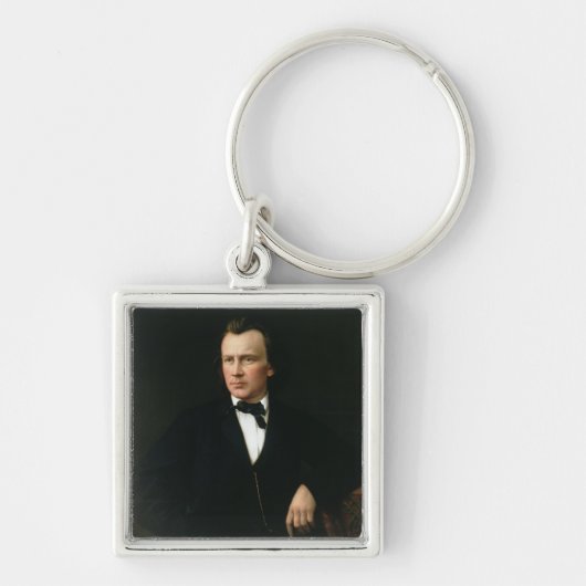 J. Brahms, c.1860 Sleutelhanger (Voorkant)
