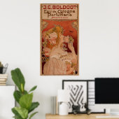 J.C. BOLDOOT Perfume Art Nouveau Poster (Thuiskantoor)