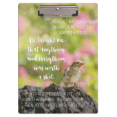 J.C. Legacy Bird Park Klembord (Voorkant)