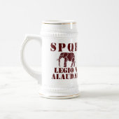 J. Caesar 5th Alaudae Roman Legion Elephant Stein Bierpul (Links)