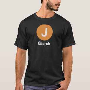 J Church Donker T-Shirt