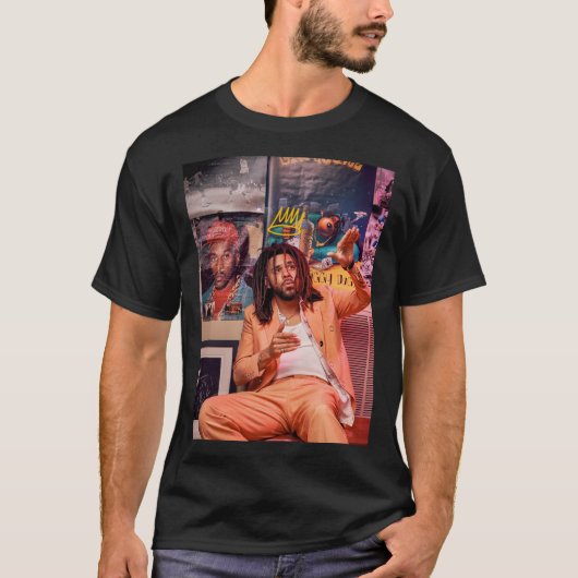 J Cole - King Cole World Poster T-shirt (Voorkant)