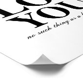 J Cole Love Yours Lyric Poster (Hoek)