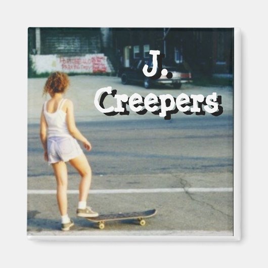 J. Creepers Skategirl Magnet (Voorkant)