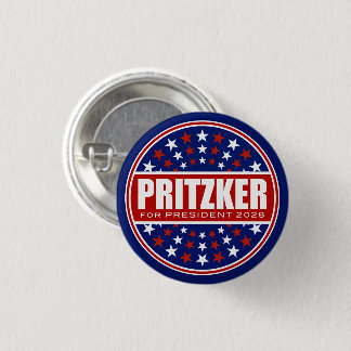 J.D. Pritzker voor President 2028 Ronde Button 3,2 Cm