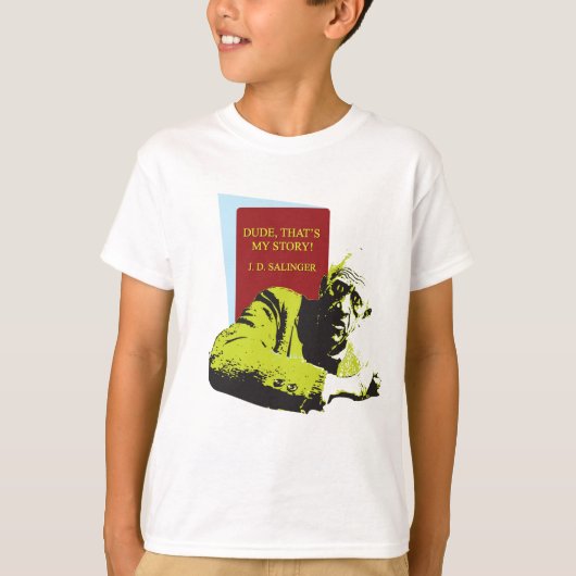 J.D. Salinger Catcher in de Rye Pop Art T-shirt (Voorkant)