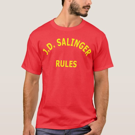J. D. Salinger Rules T-shirt (Voorkant)