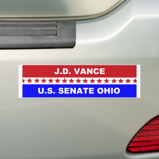 J.D. Vance US Senate Ohio 2022 Bumpersticker (Op auto)