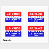 J.D. Vance US Senate Ohio 2022 Rechthoekige Sticker (Vel)