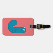 J - diermonogram - bagagelabel (Voorkant horizontaal)