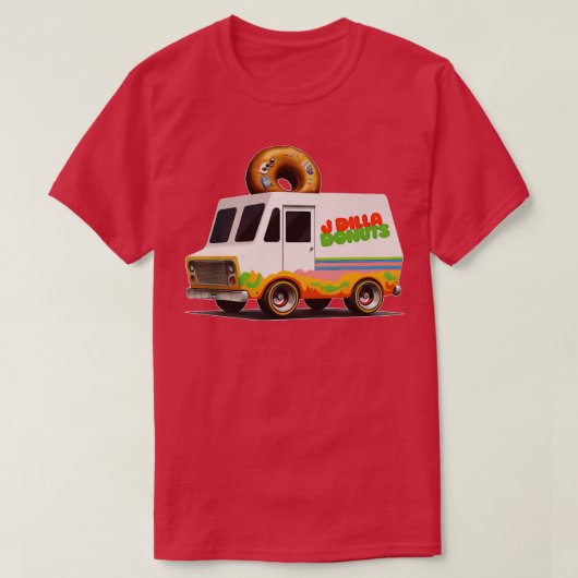 J Dilla Donuts Van 1 T-shirt (Design voorkant)