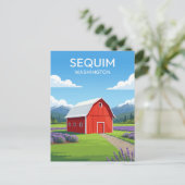 J.E.D.I. Farm Washington Briefkaart (Staand voorkant)