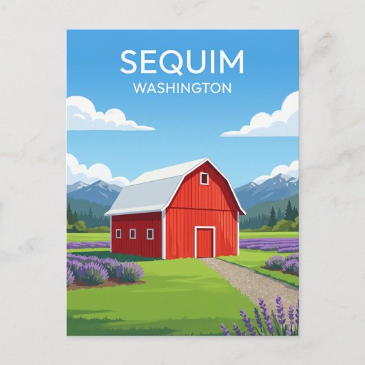 J.E.D.I. Farm Washington Briefkaart (Voorkant)